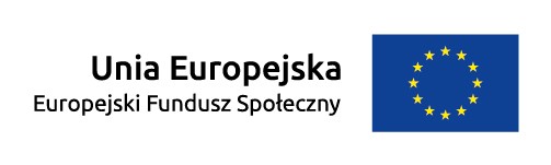 Logo Unia Europejska Europejski Fundusz Społeczny
